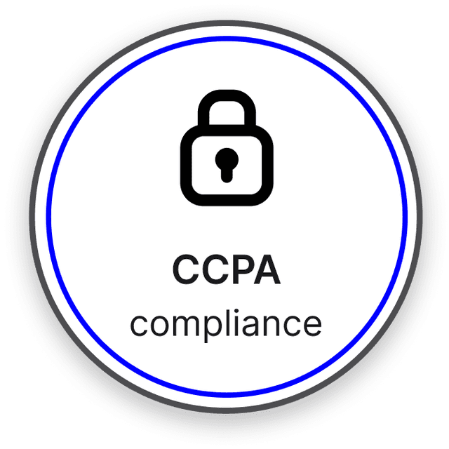 CCPA Compliant Badge